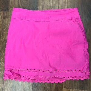 Crown & Ivy Vibrant Pink Mini Skort